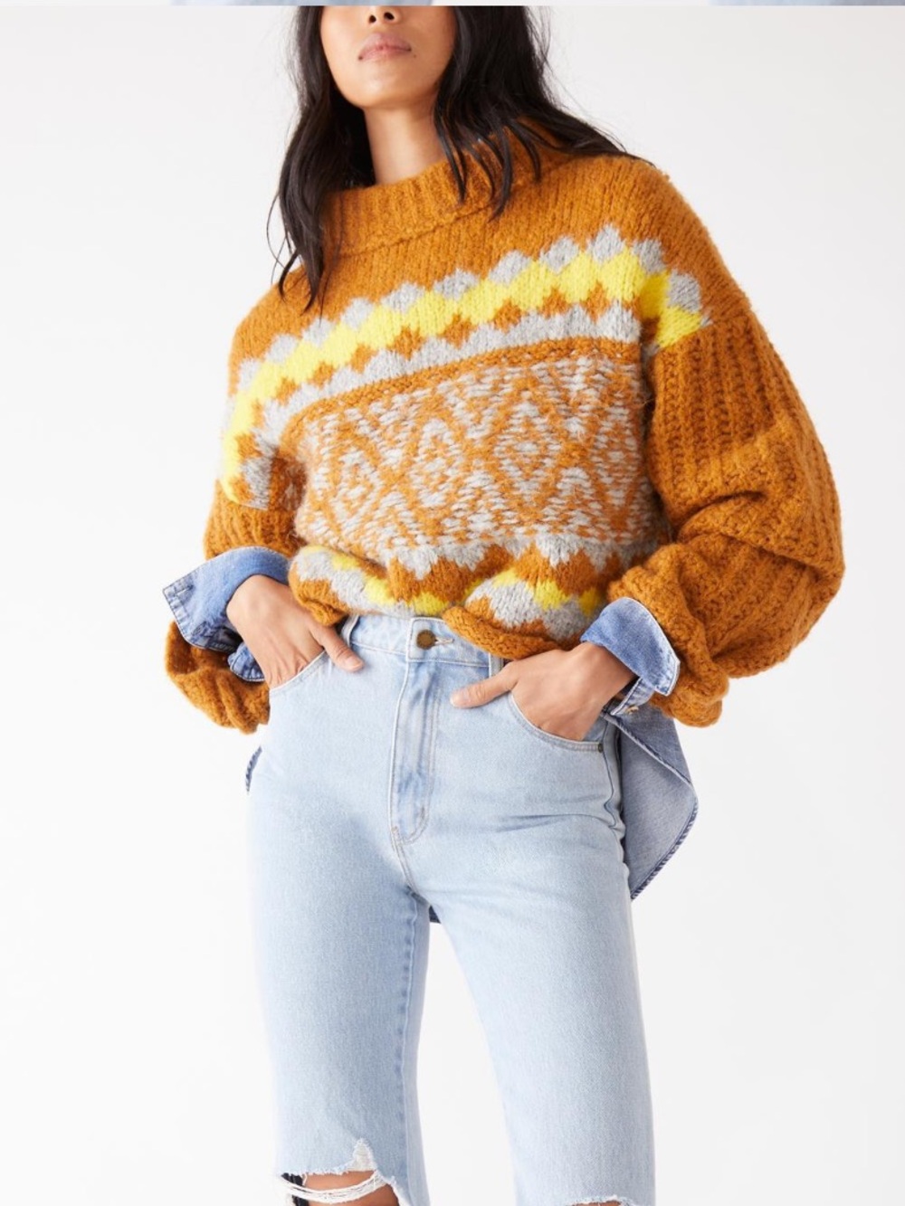 Free People Alpine Pullover Sweater